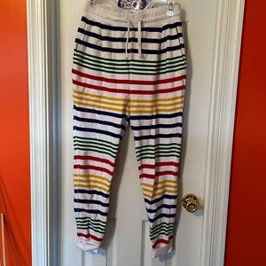 Hudson's Bay Company x Color Me Courtney Multi Stripe Cotton Sweatpants